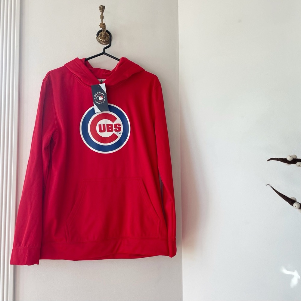 New • Genuine Merchandise Chicago Cubs Active Red Hoodie | 18/20 Youth XL